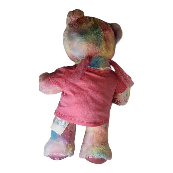 Build-A-Bear “Beary Fairy Friends” Pastel Bear Plush 16″ Fairy Wings & Rainbow - Picture 2 of 6